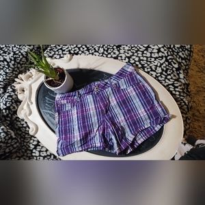 90's Y2K Faded Glory Plaid Shorts